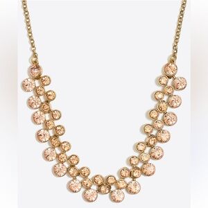 J.Crew Factory Crystal Bubbles statement necklace